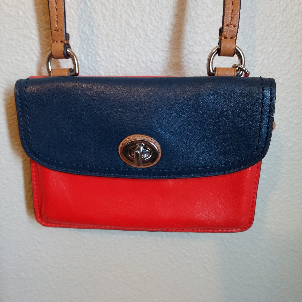 Coach Mini Card Holder Wallet Crossbag